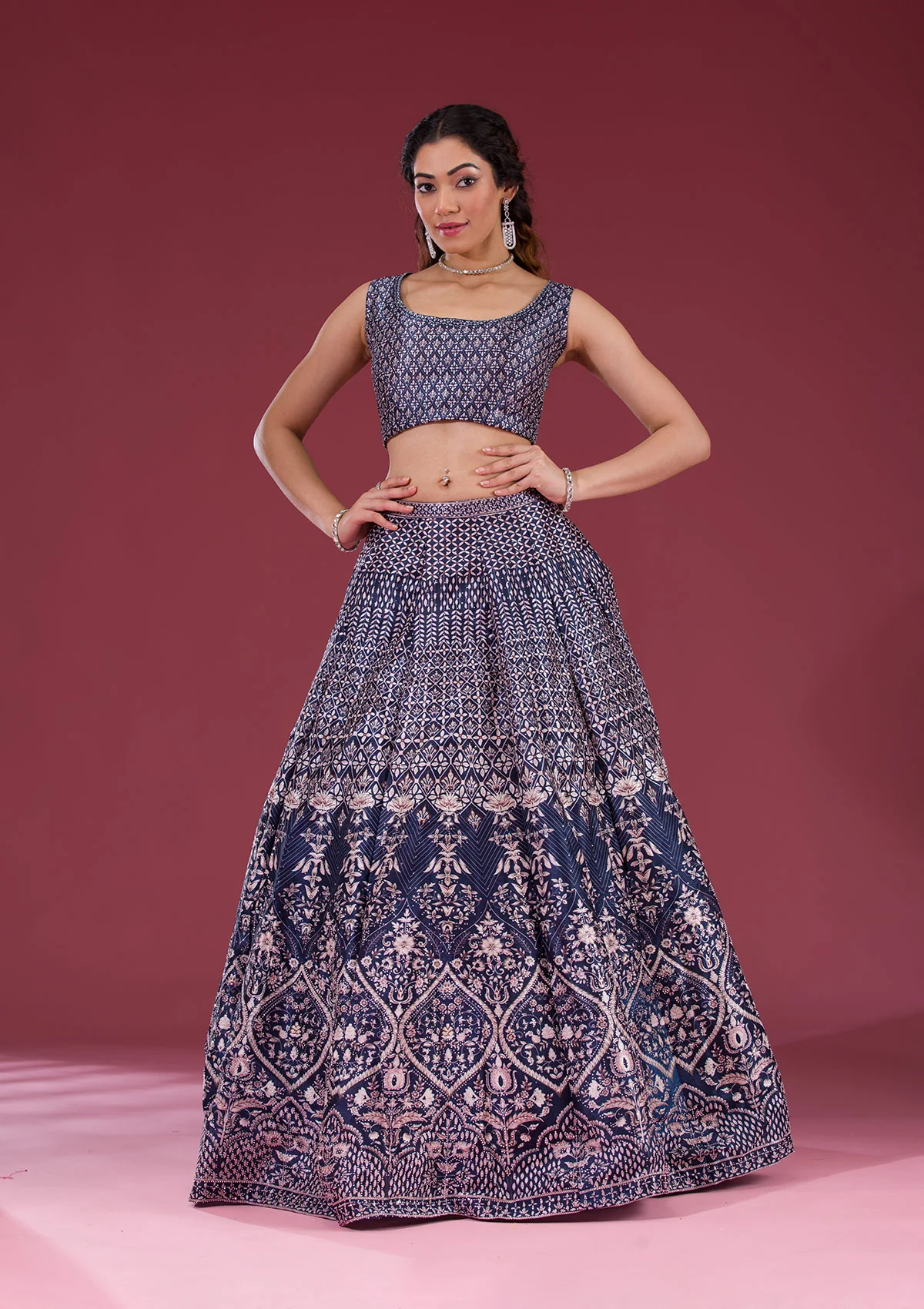 koskii-navyblue-silverstonework-rawsilk-designer-readymadelehenga-gcfe0040767_navy_blue_1_1.webp